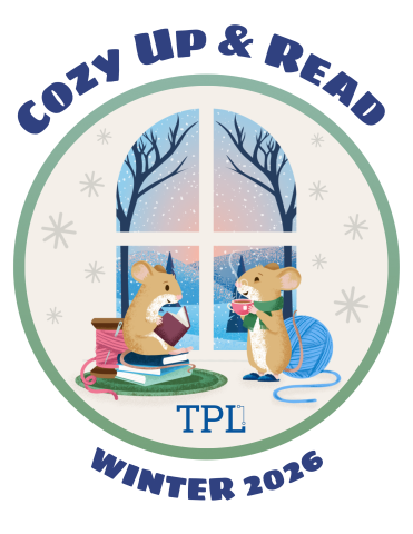 Image of two mice reading by window.